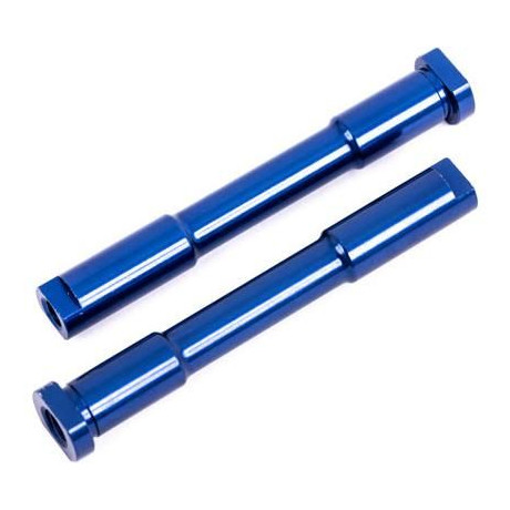 Traxxas sloupky řízení hliníkové modře eloxované