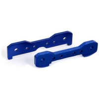 Cserealkatrész RC modellautóhoz Traxxas Sledge 1:8 4WD: kék eloxált alumínium első karcsap csatlakozó.