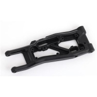 Pótalkatrész a Traxxas Sledge RC modellautóhoz. Traxxas kerékfelfüggesztő kar bal első fekete.