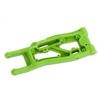 Tuning alkatrész a Traxxas Sledge RC modellautóhoz. Traxxas kerékfelfüggesztő kar bal első zöld.