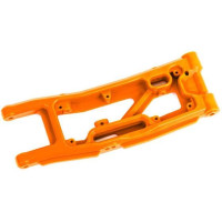 Tuning alkatrész a Traxxas Sledge RC modellautóhoz. Traxxas bal hátsó narancssárga kerékfelfüggesztő kar.
