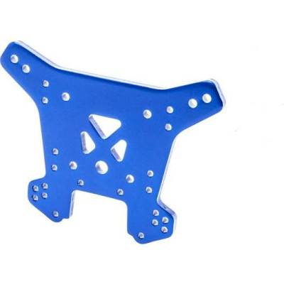 Traxxas věž zadních tlumičů hliníková modře eloxovaná