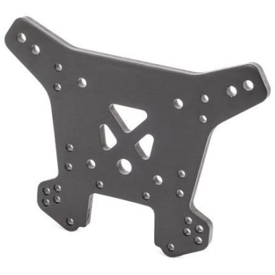 Traxxas věž zadních tlumičů hliníková šedě eloxovaná