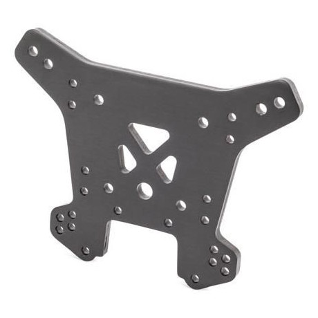 Traxxas věž zadních tlumičů hliníková šedě eloxovaná