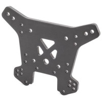 Tuning alkatrész a Traxxas Sledge RC modellautóhoz. Traxxas hátsó lengéscsillapító torony alumínium szürke eloxált.