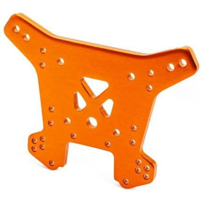 Traxxas věž zadních tlumičů hliníková oranžově eloxovaná