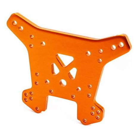 Traxxas věž zadních tlumičů hliníková oranžově eloxovaná