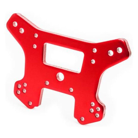 Traxxas věž předních tlumičů hliníková červeně eloxovaná