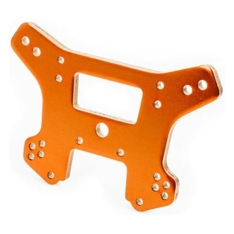 Traxxas věž předních tlumičů hliníková oranžově eloxovaná