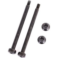 Pótalkatrész a Traxxas Sledge RC modellautóhoz. Traxxas kerékfelfüggesztő csap külső első 3.5x48.2mm (2).