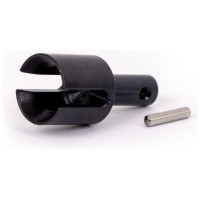 Pótalkatrész a Traxxas Sledge RC modellautóhoz. Traxxas központi differenciálmű kimeneti tengelye.