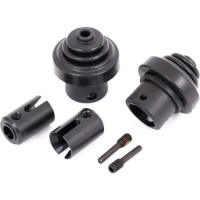 Pótalkatrész a Traxxas Sledge RC modellautóhoz. Traxxas differenciálmű hajtómű patkó (2 db), porvédő sapka (2 db).