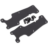 Pótalkatrész a Traxxas Sledge RC modellautóhoz. Traxxas első kartakaró fekete (bal és jobb).