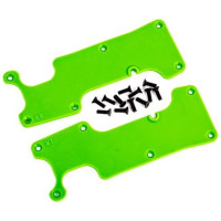 Tuning alkatrész a Traxxas Sledge RC modellautóhoz. Traxxas hátsó kartakaró zöld (bal és jobb).