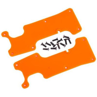 Tuning alkatrész a Traxxas Sledge RC modellautóhoz. Traxxas hátsó kartakaró narancssárga (bal és jobb).