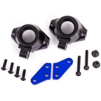 Tuning alkatrész a Traxxas Sledge RC modellautóhoz. Traxxas elülső alumínium kék eloxált súly (bal és jobb oldali).