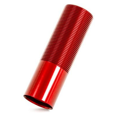 Traxxas tělo tlumiče GT-Maxx dlouhé hliníkové červeně eloxované