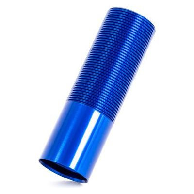 Traxxas tělo tlumiče GT-Maxx dlouhé hliníkové modře eloxované