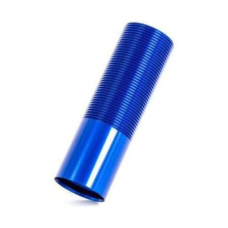 Traxxas tělo tlumiče GT-Maxx dlouhé hliníkové modře eloxované