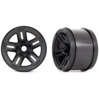 Traxxas tárcsa 3,8" fekete (2), 17 mm-es hatszög - hornyolt.