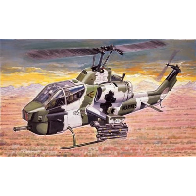 Model Kit vrtulník 0160 - AH-1W SUPER COBRA (1:72)