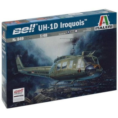 Model Kit vrtulník 0849 - UH-1D "SLICK" (1:48)