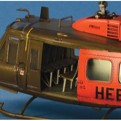 Model Kit vrtulník 0849 - UH-1D "SLICK" (1:48)