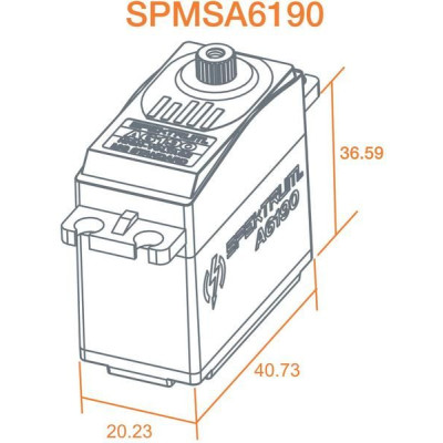 Spektrum servo A6190 8.3kg.cm 0.13s/60° MG HV