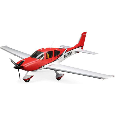 E-flite Cirrus SR-22T 1.5m červený SAFE Select BNF Basic