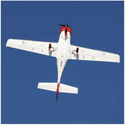 E-flite Cirrus SR-22T 1.5m červený SAFE Select BNF Basic