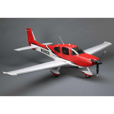 E-flite Cirrus SR-22T 1.5m červený SAFE Select BNF Basic