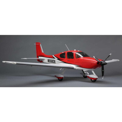 E-flite Cirrus SR-22T 1.5m červený SAFE Select BNF Basic
