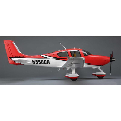 E-flite Cirrus SR-22T 1.5m červený SAFE Select BNF Basic