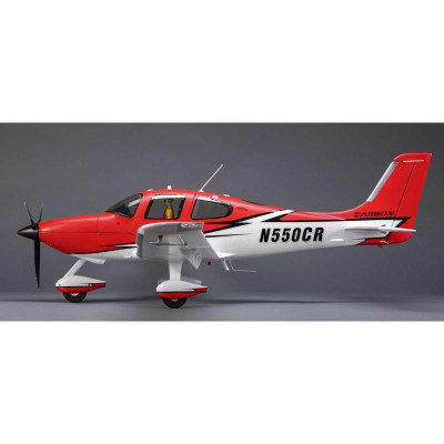 E-flite Cirrus SR-22T 1.5m červený SAFE Select BNF Basic