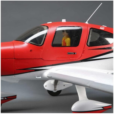 E-flite Cirrus SR-22T 1.5m červený SAFE Select BNF Basic