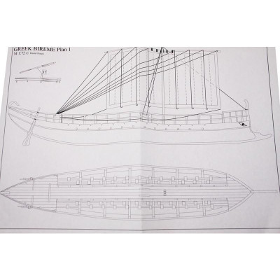Dušek Řecká biréma 600 př.n.l. 1:72 kit