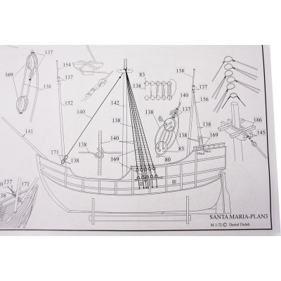 Dušek Santa Maria 1492 1:72 kit
