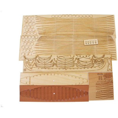 Dušek Vikingská loď Gokstad 1:72 kit