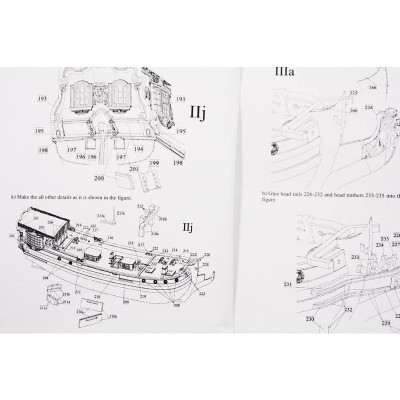 MAMOLI Holandská státní jachta 17st. 1:48 kit