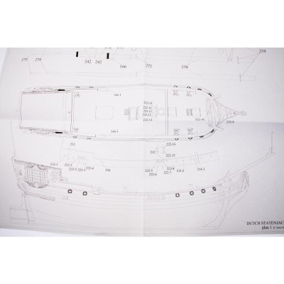 MAMOLI Holandská státní jachta 17st. 1:48 kit