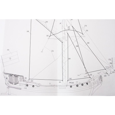 MAMOLI Holandská státní jachta 17st. 1:48 kit