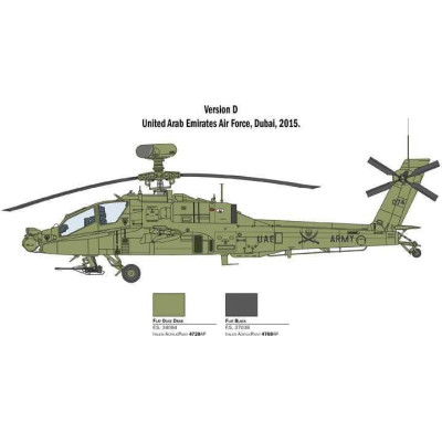 Model Kit vrtulník 2748 - AH-64D LONGBOW APACHE (1:48)