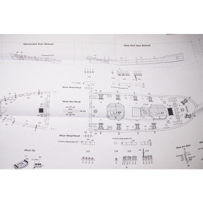 CALDERCRAFT H.M. Granado 1739 1:64 kit