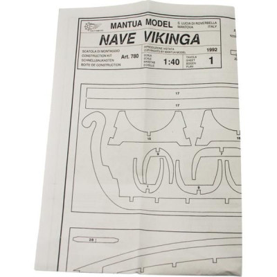 Mantua Model Vikingská loď 1:40 kit