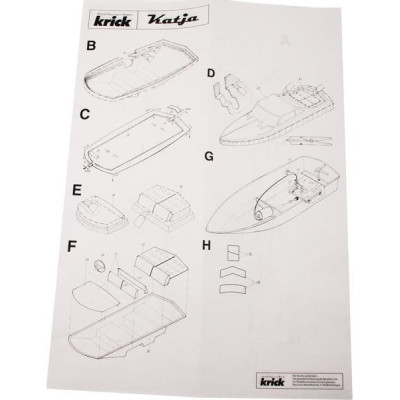 ROMARIN Motorová jachta Katja kit