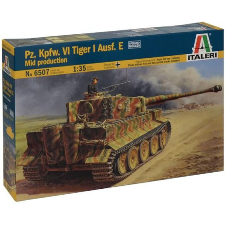 Model Kit tank 6507 - Pz.Kpfw.VI TIGER I Ausf.E mid production (1:35)