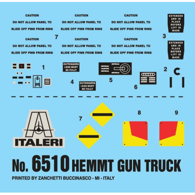 Model Kit military 6510 - HEMTT Gun Truck (1:35)