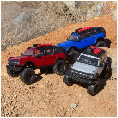 Axial SCX24 Ford Bronco 2021 1:24 4WD RTR šedý