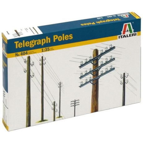 Model Kit doplňky 0404 - TELEGRAPH POLES (1:35)