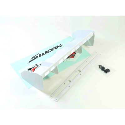 SWORKz 1/8 Off Road PRO SPEED 2.0 zadní spojler, bílý, 1 ks.